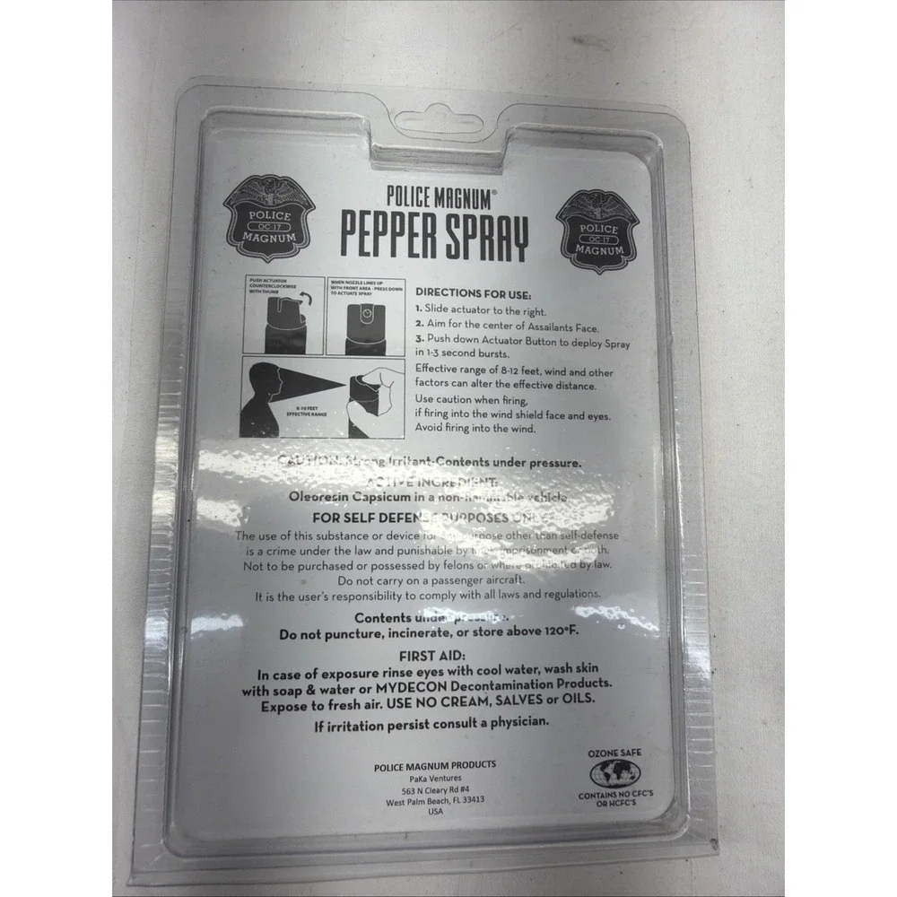 Pepper Spray Police Magnum Pen